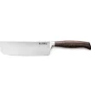 Kliegel Nakiri, 16cm gerookt eikenhout