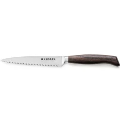 Kliegel Tomatenmes, 12cm gerookt eikenhout