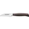 Kliegel Tourneermes, 7cm gerookt eikenhout