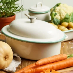 Kockums Jernverk Braadpan Ovaal, 30cm crème
