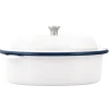 Kockums Jernverk Braadpan Ovaal, 30cm wit