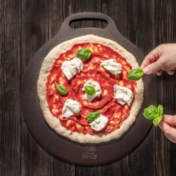 Kockums Jernverk Pizzabakplaat, 35cm carbonstaal