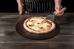 Kockums Jernverk Pizzabakplaat, 35cm carbonstaal