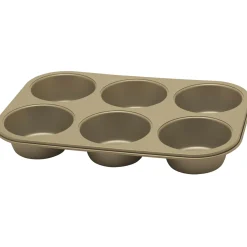Kookpunt Golden Heritage Jumbo Muffin- en Cupcakevorm, 6-vaks