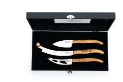 Laguiole Style de Vie Luxury Line V2 Kaasmessenset, olijfhout 3-delig