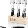 Laguiole Style de Vie Premium Line Koffielepels, 6-delig zwart