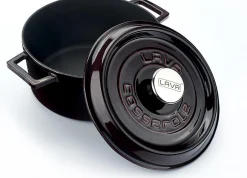 LAVA Premium Braadpan, 24cm aubergine