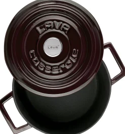 LAVA Premium Braadpan, 20cm aubergine