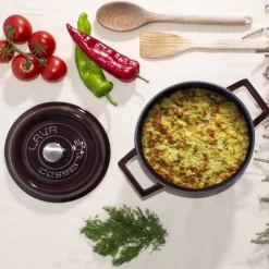 LAVA Premium Braadpan, 20cm aubergine