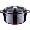 LAVA Premium Braadpan, 28cm aubergine