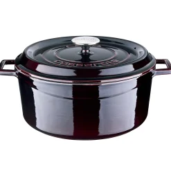 LAVA Premium Braadpan, 28cm aubergine