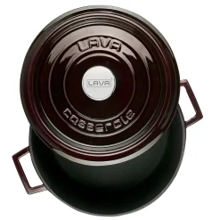 LAVA Premium Braadpan, 28cm aubergine