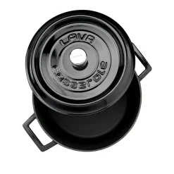 LAVA Premium Braadpan, 24cm zwart