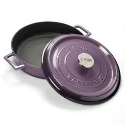 LAVA Premium Braadpan Laag, 28cm paars