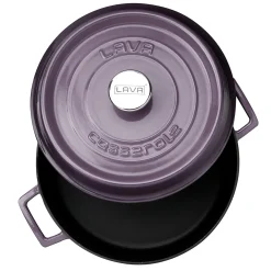 LAVA Premium Braadpan Laag, 28cm paars