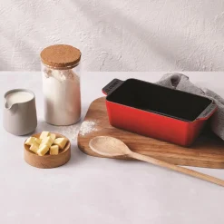 Le Creuset Bakvorm Gietijzer, 23x13cm kersenrood
