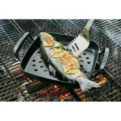 Le Creuset BBQ Outdoor Grillmand Geperforeerd, 30cm