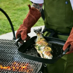 Le Creuset BBQ Outdoor Grillmand Geperforeerd, 30cm