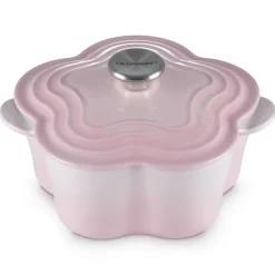 Le Creuset Braadpan Bloem, 20cm shell pink