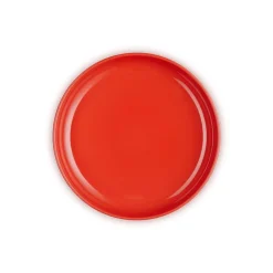 Le Creuset Coupe Diep Bord, 22cm kersenrood