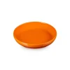 Le Creuset Coupe Diep Bord, 22cm oranjerood