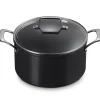Le Creuset Essential Non-Stick Ceramic Kookpan met Glasdeksel, 24cm