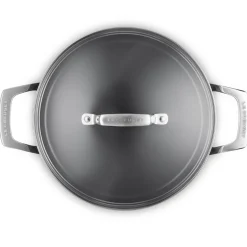 Le Creuset Essential Non-Stick Ceramic Kookpan met Glasdeksel, 24cm