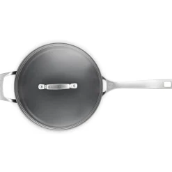 Le Creuset Essential Non-Stick Ceramic Hapjespan met Glasdeksel, 26cm