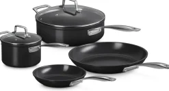 Le Creuset Essential Non-Stick Ceramic Pannenset, 4-delig