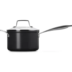 Le Creuset Essential Non-Stick Ceramic Steelpan met Glasdeksel, 20cm