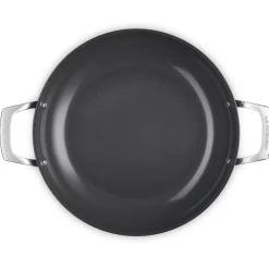 Le Creuset Essential Non-Stick Ceramic Provençaalse Sauteerpan met Glasdeksel, 30cm