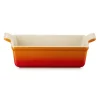 Le Creuset Heritage Bakvorm Aardewerk, 23x14,5cm oranjerood