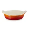 Le Creuset Heritage Ovenschaal Rond, 24cm oranjerood