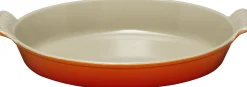 Le Creuset Heritage Ovenschaal Ovaal, 28cm oranjerood