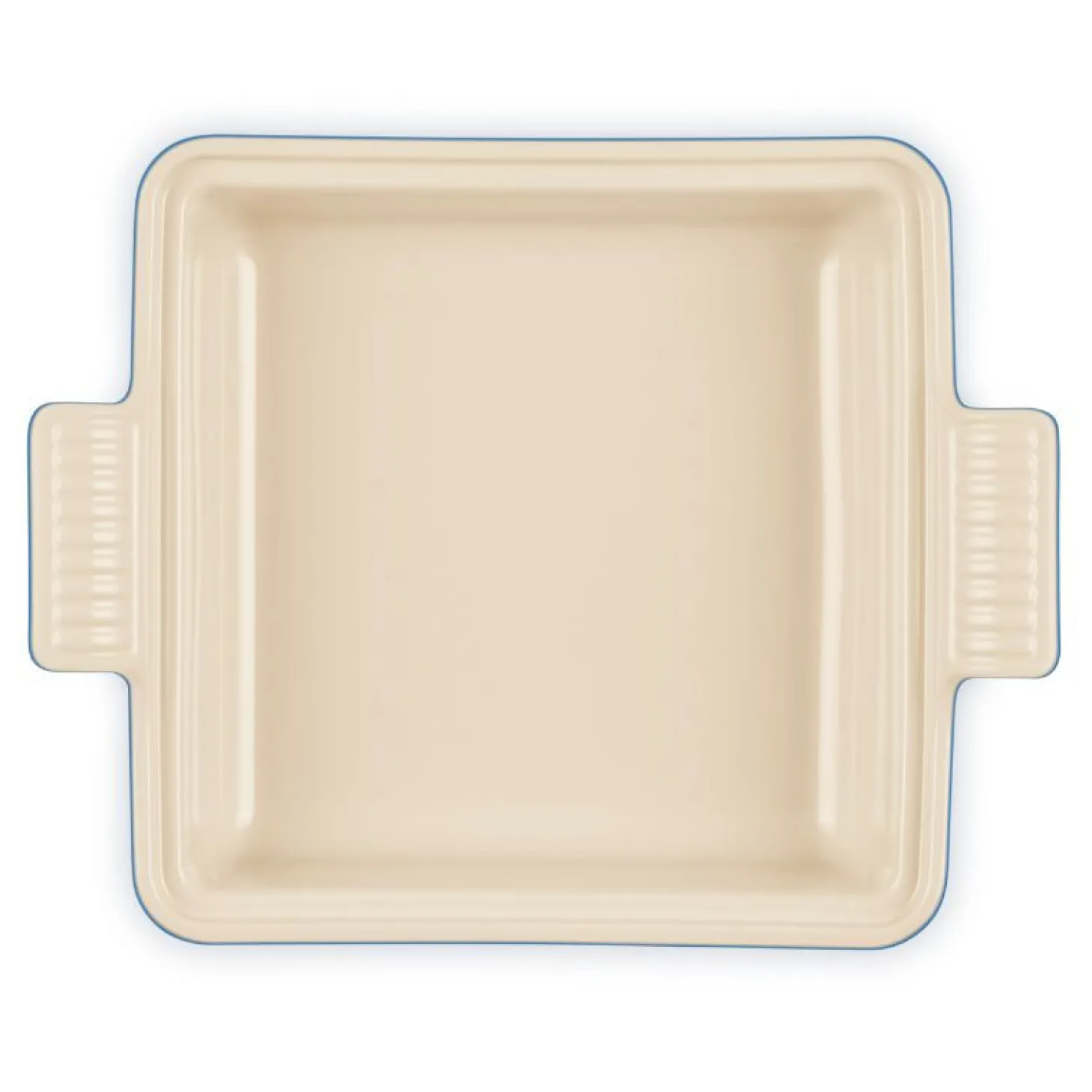 Le Creuset Heritage Ovenschaal met Deksel Vierkant, 23cm azure
