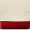Le Creuset Heritage Ovenschaal Vierkant, 23x23cm kersenrood
