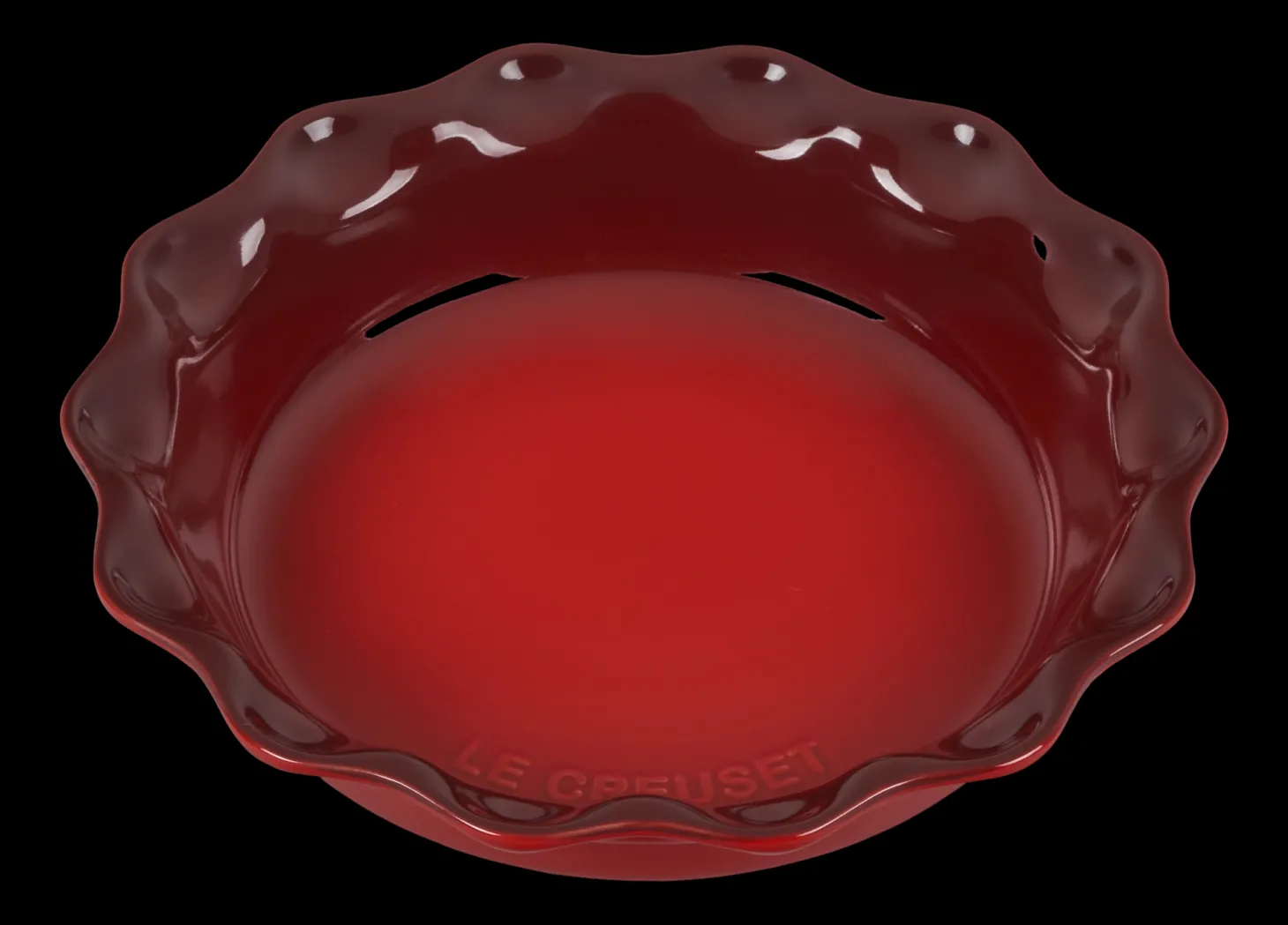 Le Creuset Heritage Taartvorm Diep, 23cm kersenrood