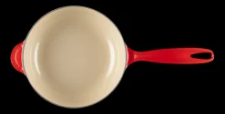 Le Creuset Holly Collection Steelpan met Deksel, 21cm kersenrood