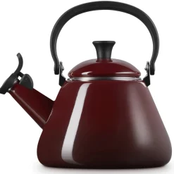 Le Creuset Kone Fluitketel, 1,6L garnet