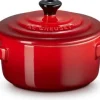 Le Creuset Mini Cocotte met Deksel, 14cm kersenrood