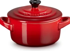 Le Creuset Mini Cocotte met Deksel, 14cm kersenrood