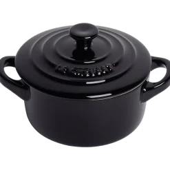 Le Creuset Mini Cocotte met Deksel, 14cm ebbenzwart