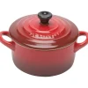 Le Creuset Mini Cocotte met Deksel, 10cm kersenrood