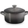 Le Creuset Mini Cocotte met Deksel, 14cm flint