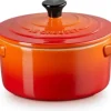 Le Creuset Mini Cocotte met Deksel, 14cm oranjerood