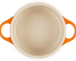 Le Creuset Mini Cocotte met Deksel, 14cm oranjerood
