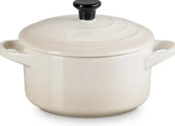 Le Creuset Mini Cocotte met Deksel, 14cm meringue