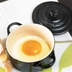 Le Creuset Mini Cocotte met Deksel, 10cm ebbenzwart