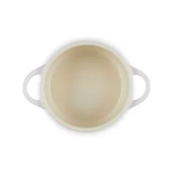Le Creuset Mini Cocotte met hartvormige dekselknop, 10cm shell pink