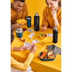 Le Creuset On The Go Drinkfles, 0,5L mat zwart